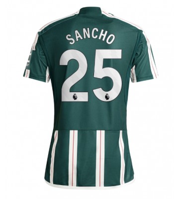 Manchester United Jadon Sancho #25 Koszulka Wyjazdowych 2023-24 Krótki Rękaw